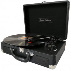 Record Master T310CH Dahili Şarj Özellikli Pikap – Siyah*